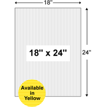 yard corrugated plastic signs blank blanks sign wholesale 18x24